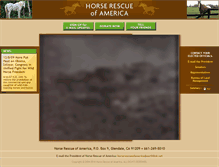 Tablet Screenshot of horserescueofamerica.org